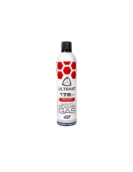 ASG ULTRAIR POWER RED GAS W/ SILICONE (570 mL / 178 PSI)