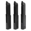 Set of 3 Green Gas Krytac 60-ball magazines for Kriss Vector replicas Black