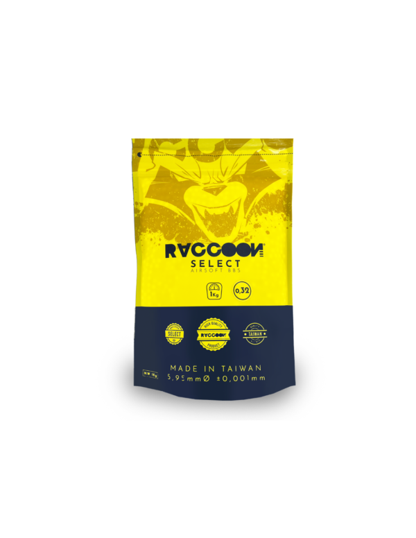 RACCOON SELECT BBs 0.32G / 3125 BBs (1KG) - WHITE