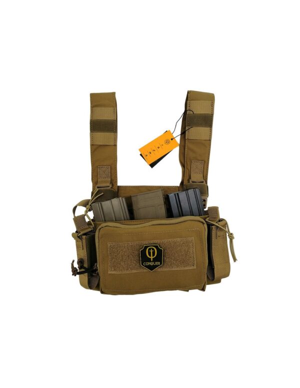 CONQUER MICRO CHEST RIG - COYOTE BROWN