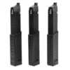 Set of 3 Green Gas Krytac 60-ball magazines for Kriss Vector replicas Black