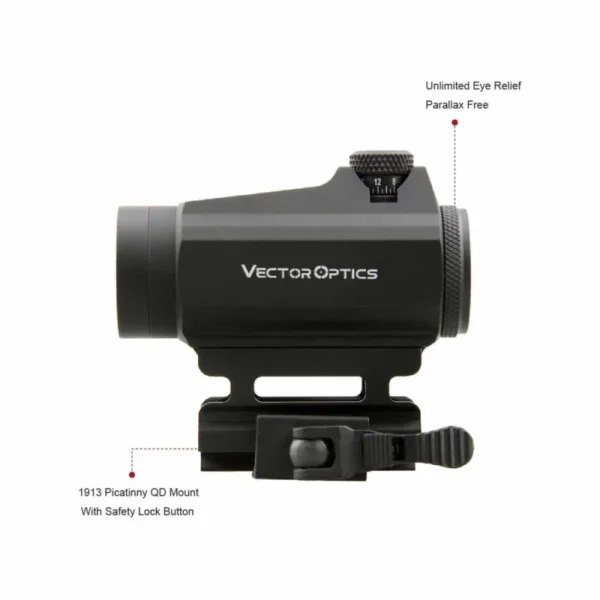 Red Dot MAVERICK Gen II, QD mount - BLACK