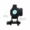 Red Dot MAVERICK Gen II, QD mount - BLACK