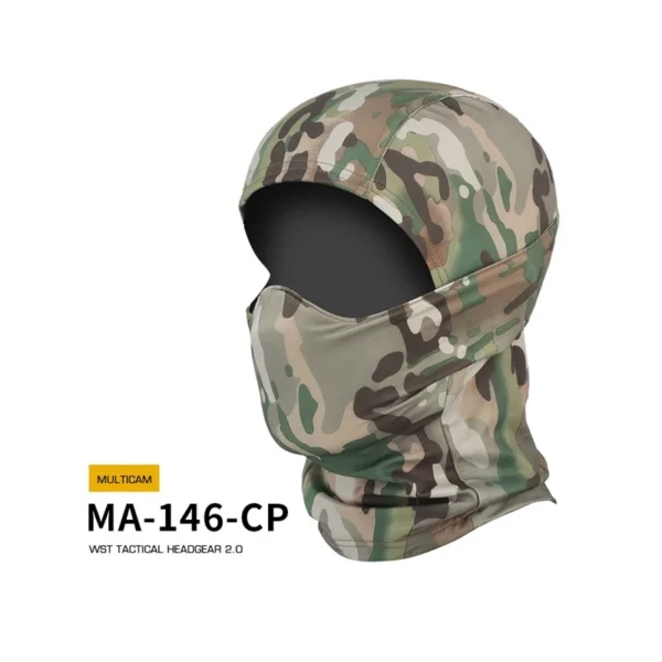 Balaclava com proteção em borracha v2.0 - Multicam