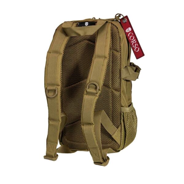 MOCHILA CORSO ROGUE MOLLE C/MOSQUETÃO 14L COYOTE