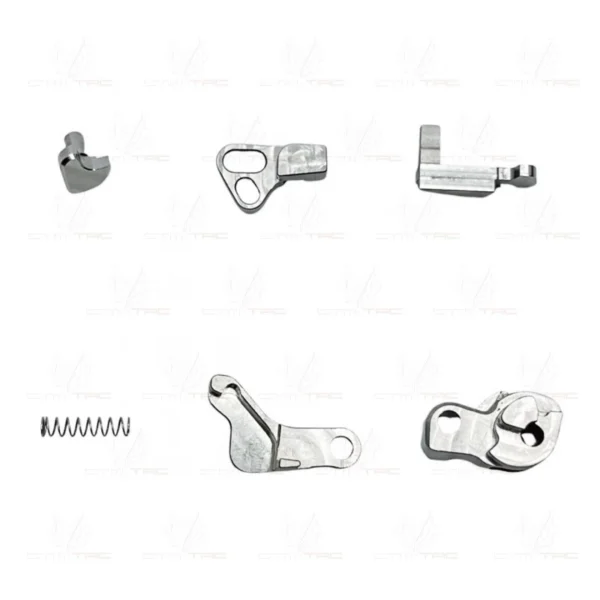 CTM Stainless Steel Hammer LUXURY Set and Fire Pin Lock for AAP - Silver