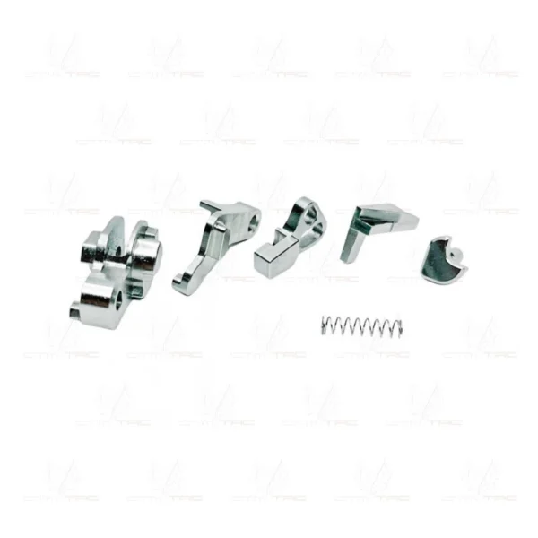 CTM Stainless Steel Hammer LUXURY Set and Fire Pin Lock for AAP - Silver