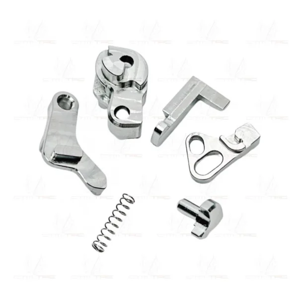 CTM Stainless Steel Hammer LUXURY Set and Fire Pin Lock for AAP - Silver