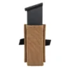 Angled pistol magazine pouch Wosport Coyote Brown