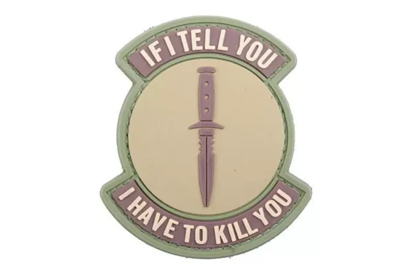 3D Patch - If I Tell You I Have To Kill You - coyote