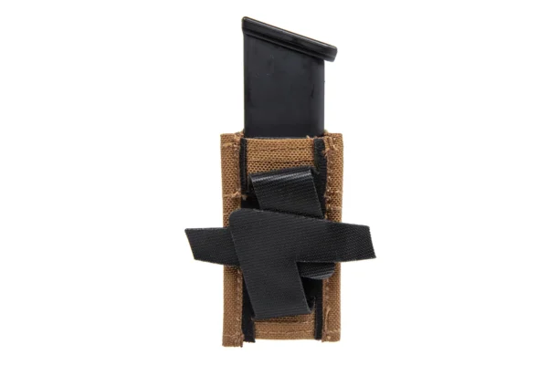 Angled pistol magazine pouch Wosport Coyote Brown