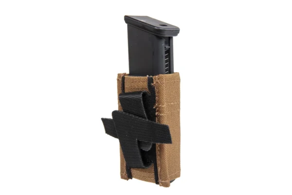 Angled pistol magazine pouch Wosport Coyote Brown