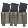 Triple open magazine pouch 5.56mm Wosport OD