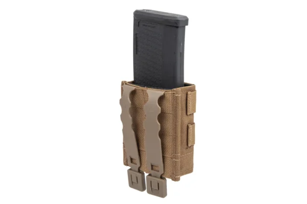 Single FAST loader for Wosport rifle magazines Coyote Brown