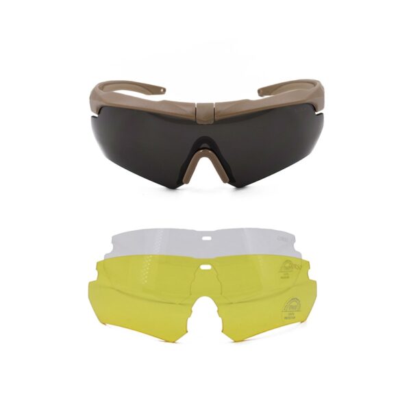 ÓCULOS CORSO REVENGE MK2 C/CAIXA 3 LENTES COYOTE