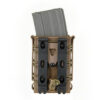 Soft Shell Rifle 5,56 Mag Pouch with MOLLE Clips - Coyote Brown [TMC]