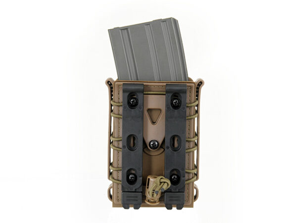 Soft Shell Rifle 5,56 Mag Pouch with MOLLE Clips - Coyote Brown [TMC]