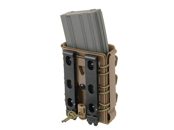 Soft Shell Rifle 5,56 Mag Pouch with MOLLE Clips - Coyote Brown [TMC]