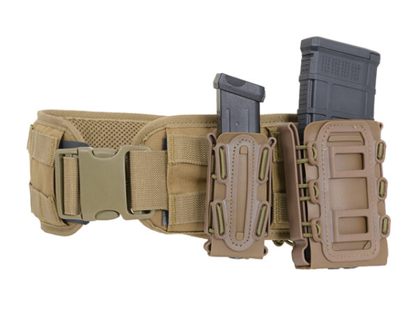 Soft Shell Rifle 5,56 Mag Pouch with MOLLE Clips - Coyote Brown [TMC]