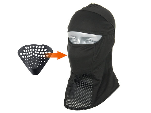 Balaclava with a protective mask - BLACK [TMC]