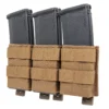 Triple open magazine pouch 5.56mm Wosport Coyote Brown