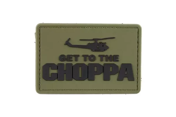 Get to the Choppa - Olive Drab - 3D Patch
