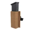 Angled pistol magazine pouch Wosport Coyote Brown