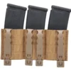 Triple open magazine pouch 5.56mm Wosport Coyote Brown