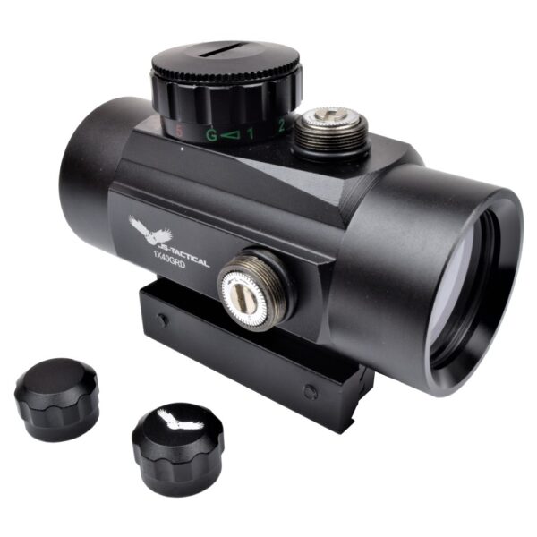 JS-TACTICAL RED DOT 40MM PIPE BLACK