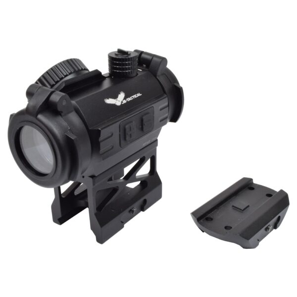JS-TACTICAL RED DOT SIGHT WITH 1" RISER BLACK