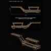 WST T1 HYDRA MOUNT, Low RIS / Guide rail - Tan