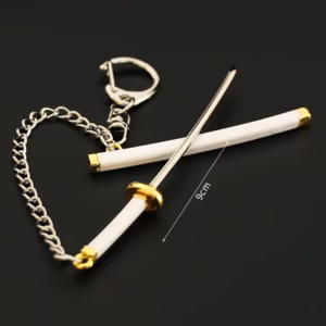 Porta Chaves One Piece KATANA  9cm Branco