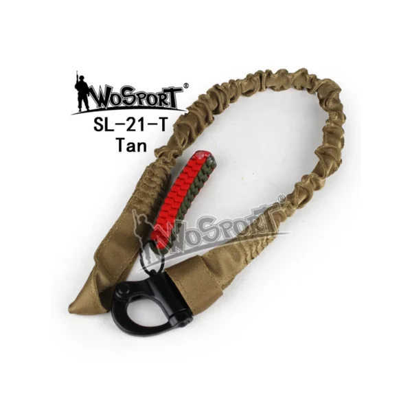 Quick release safety rope deluxe version - TAN