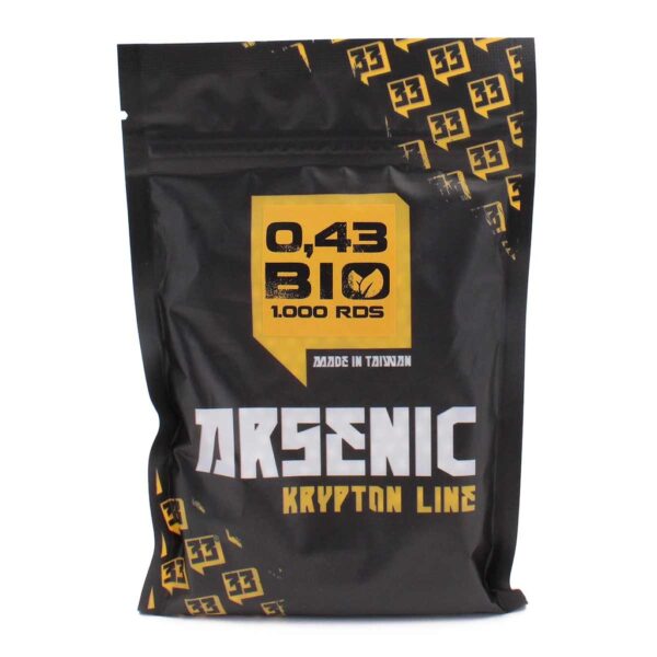 ARSENIC KRYPTON BIO 0.43g / 1000 BBs (~430g) - WHITE