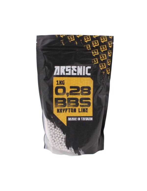 ARSENIC KRYPTON 0.28g / ~3570 BBs (1 Kg) - WHITE