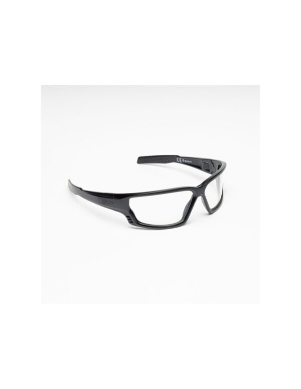 CONQUER EYEWEAR ZYPHER - BLACK FRAME/CLEAR LENSES