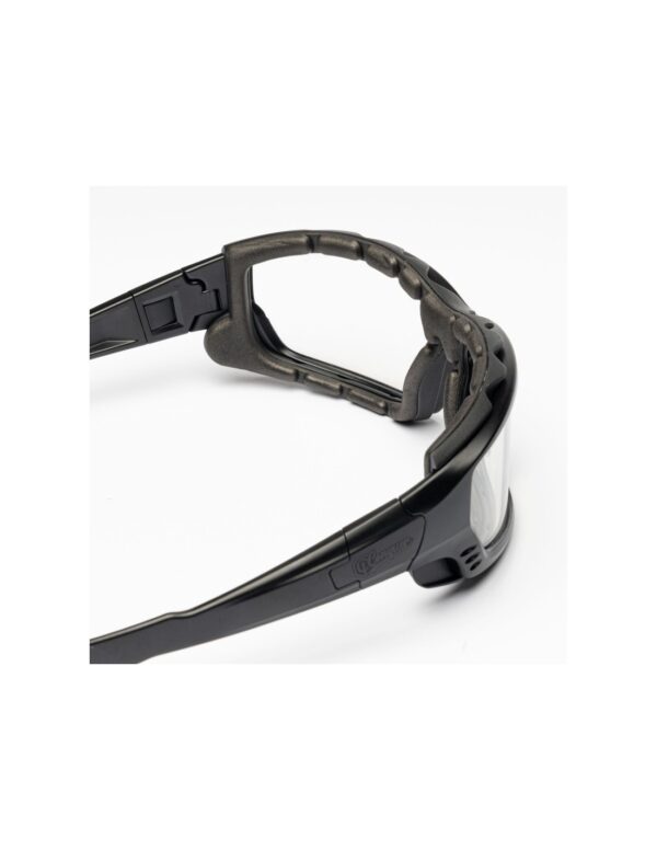 CONQUER EYEWEAR ZYPHER - BLACK FRAME/CLEAR LENSES