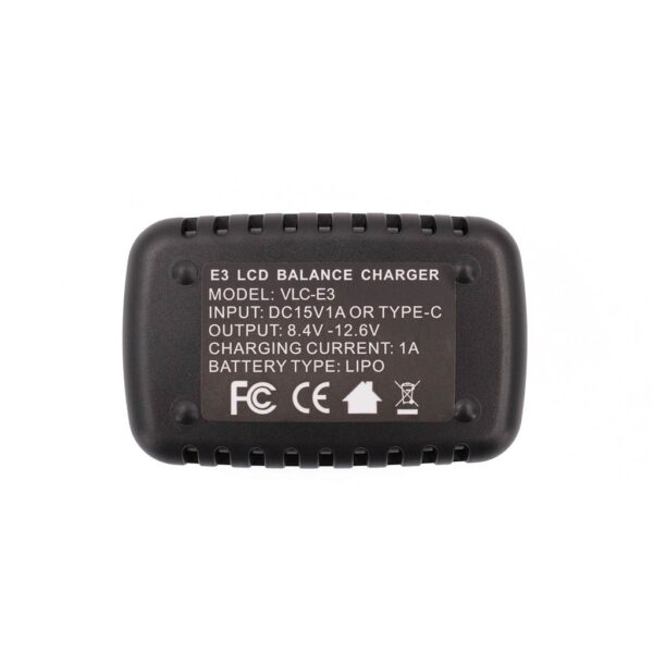 CARREGADOR BATERIA BALENCEADOR VLC PRO C/DISPLAY VLC-E3 LIPO 7.4V/11.1V USB-C