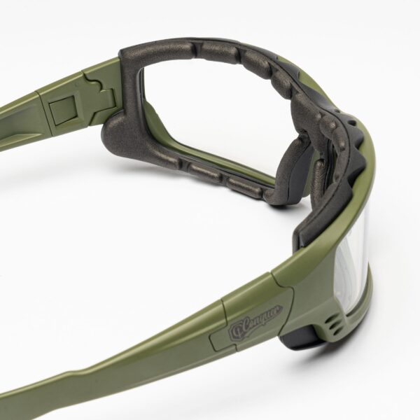 CONQUER EYEWEAR ZYPHER - RG  FRAME/CLEAR LENSES