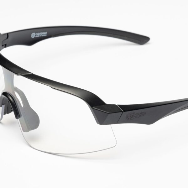 CONQUER Eyewear TYGOR Black Frame Transparent Lens