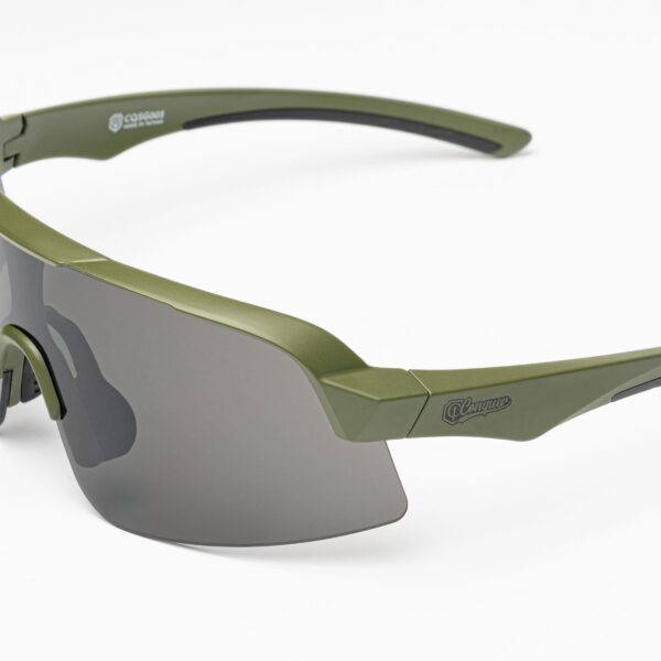 CONQUER Eyewear TYGOR Ranger Green Frame Black Smoke Lens