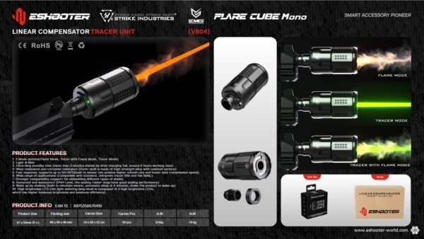 Tracer Unit Flare Cube Mono Strike Industries