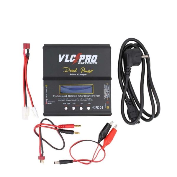 CARREGADOR BATERIA VLC PRO B6AC BALANCEADOR LIPO/LIFE/NIMH 80W